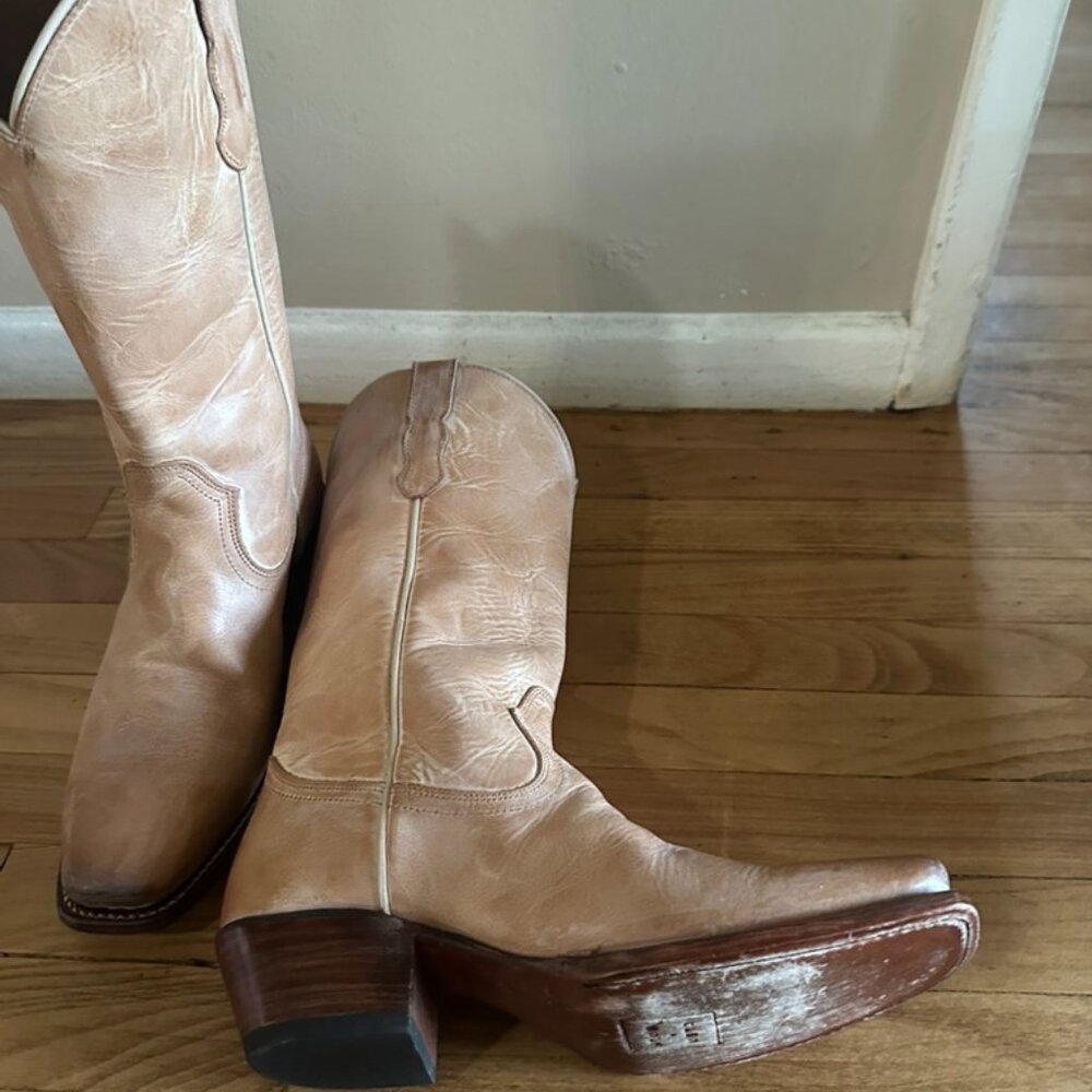 Cleo + Wolf “Ivy” Square-Toe Western Boots – Tan – Size 7 (Used Once) - Picture 6 of 10